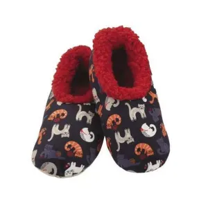 Women's Classic Cozy Snoozies Black Cats