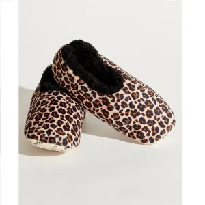 Women's Classic Cozy Snoozies Brown Leopard