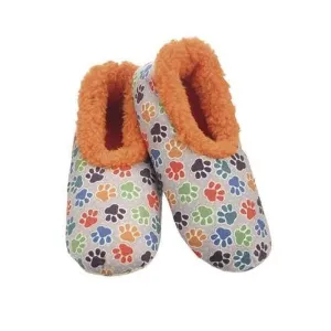 Women's Classic Cozy Snoozies Multi Color Dog Paws