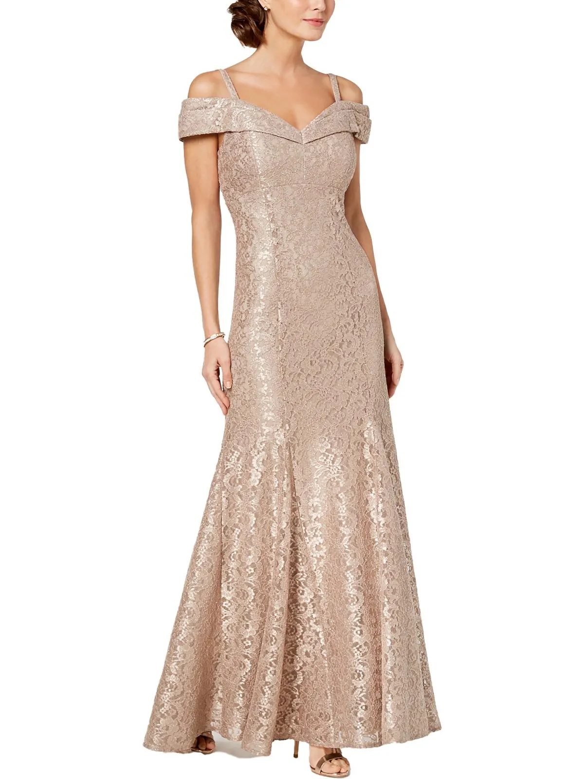 Womens Lace Formal Evening Dress