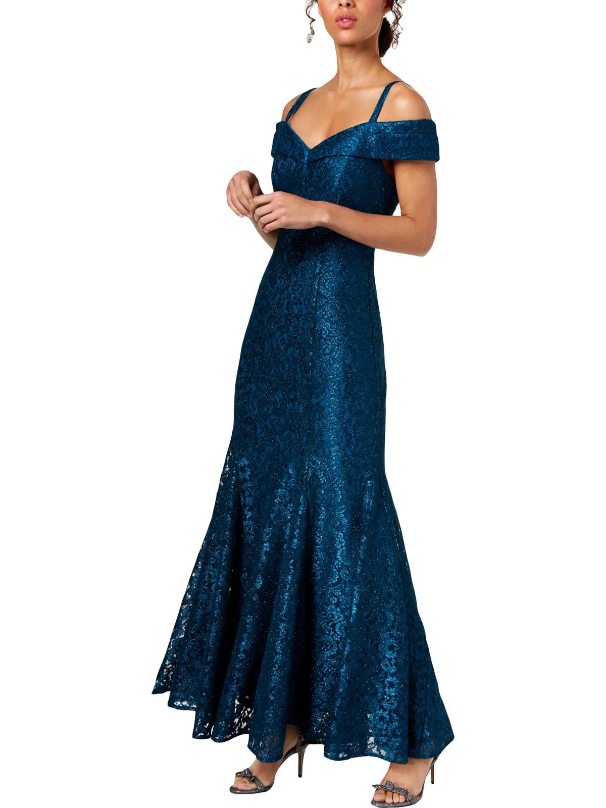 Womens Lace Formal Evening Dress