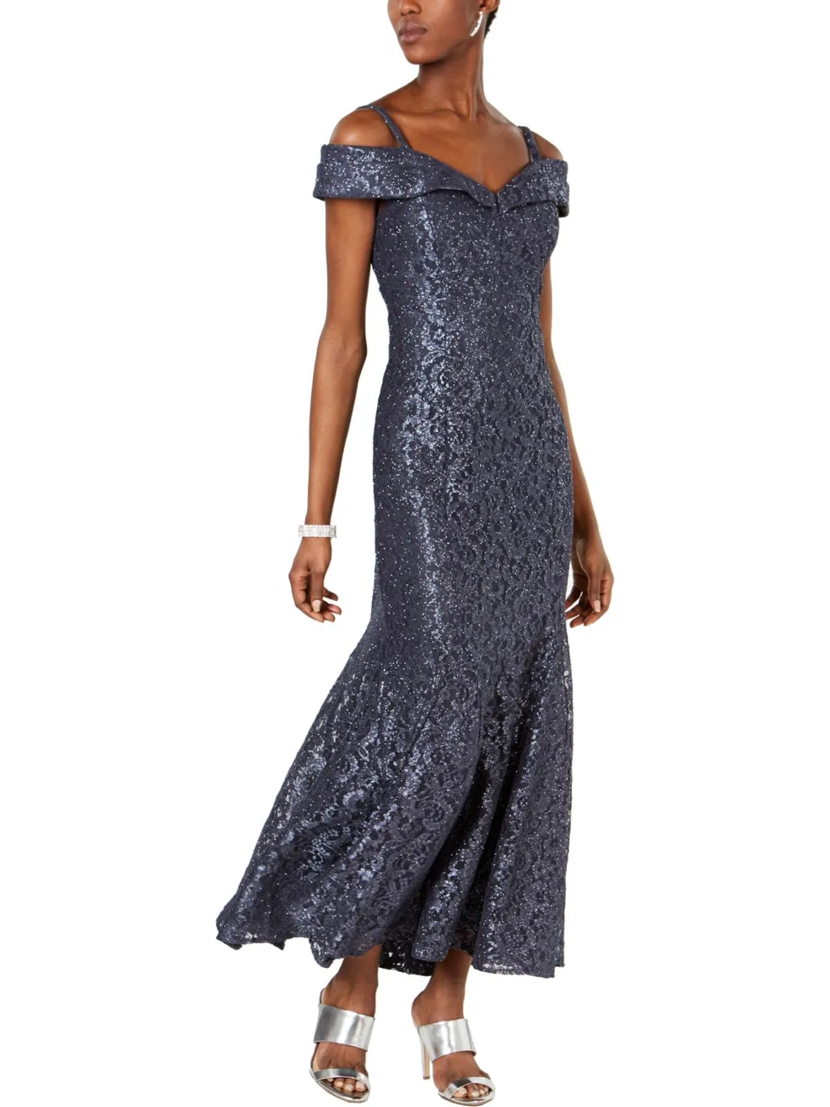 Womens Lace Formal Evening Dress
