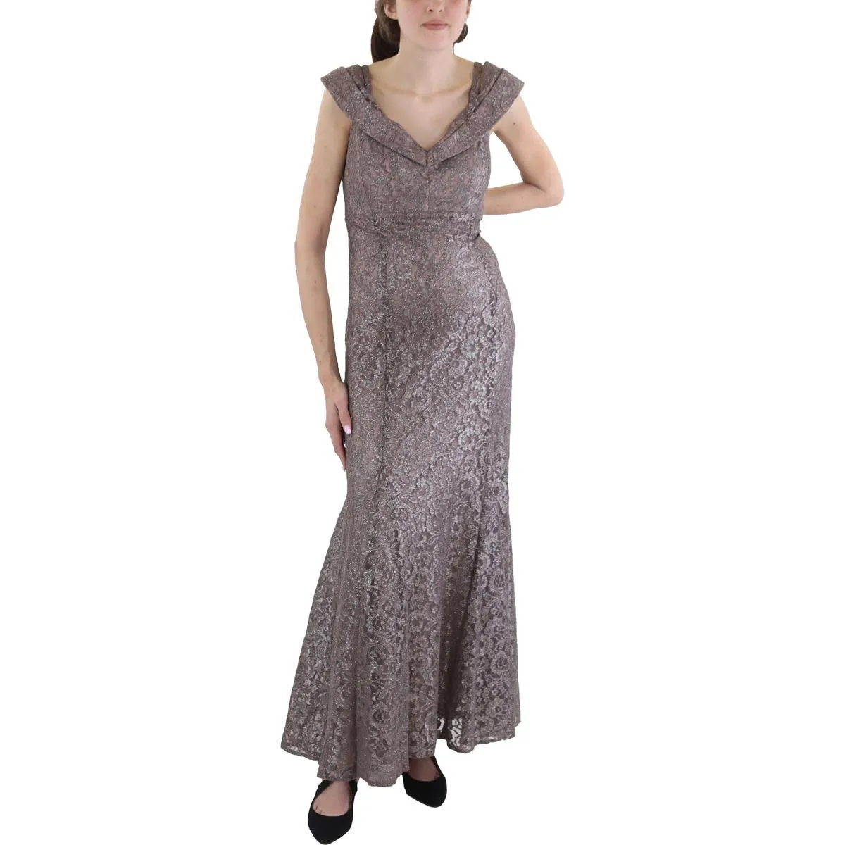 Womens Lace Formal Evening Dress