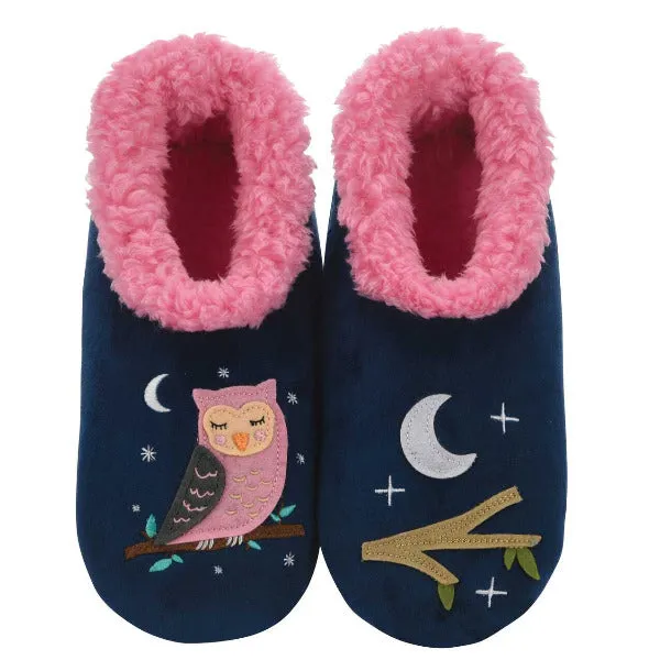 Women's Simply Pairables Cozy Snoozies Navy Blue Night Owl