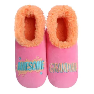 Women's Simply Pairables Cozy Snoozies Pink Awesome Grandma
